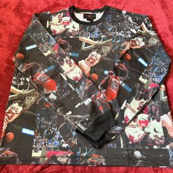 Jordan Long Sleeve Shirt -L -loose Fit