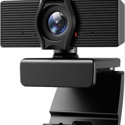 Brand New Webcam with Microphone Webcams Privacy Cover hd 1080p for Gaming conferencing Meeting Laptop Desktop Zoom, USB Computer Camera for Mac pc 