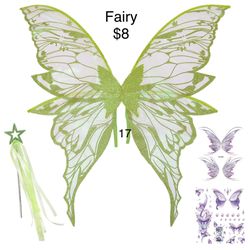 Fairy Wings Halloween Birthday / Alas de Hada