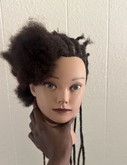Afro Hair Mannequin Head