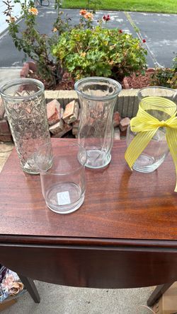 Clear Glass Vases