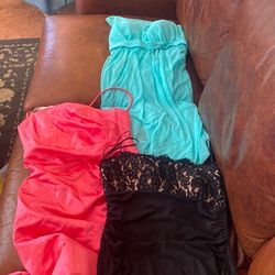 Several Formal Dresses