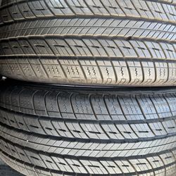 (2) 235/55R19 PAIR OF USED TIRES UNIROYAL  90% LIFE !