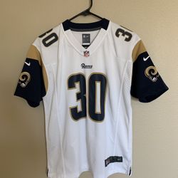 Youths NFL Nike Rams Todd Gurley II White Jersey L (14/16). Used Good Condition.