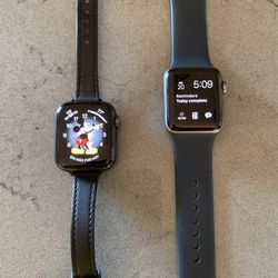 Two Apple Watches  5 Series And 3 Series 