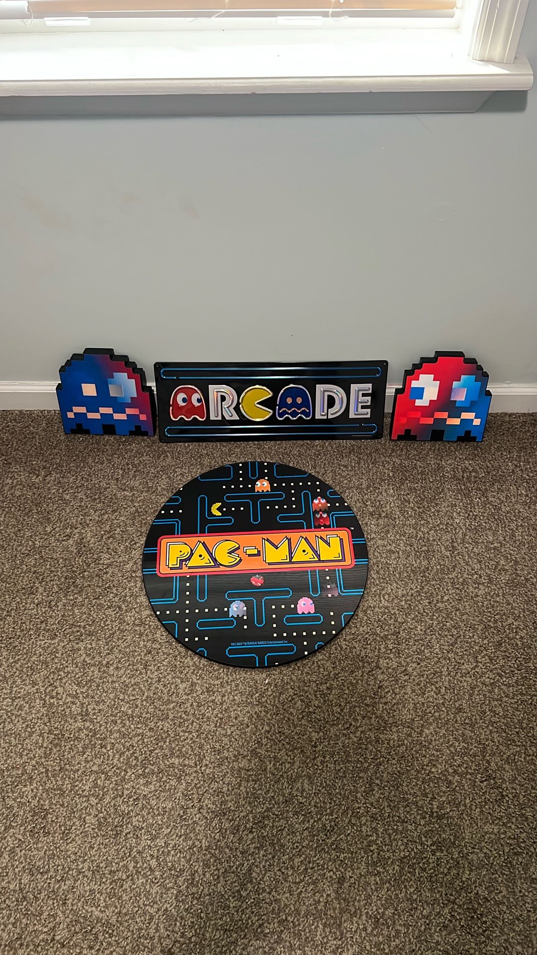 PAC-MAN lenticular Wall Art / Game Room Decor