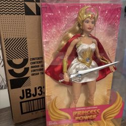 She-Ra Barbie 40th Anniversary NRFB-still Sealed In Shipping Box