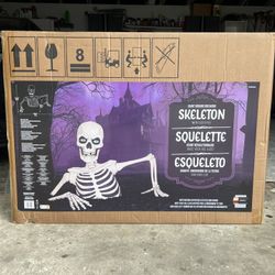 Costco Giant Ground Breaking Skeleton with LCD Eyes  2025
