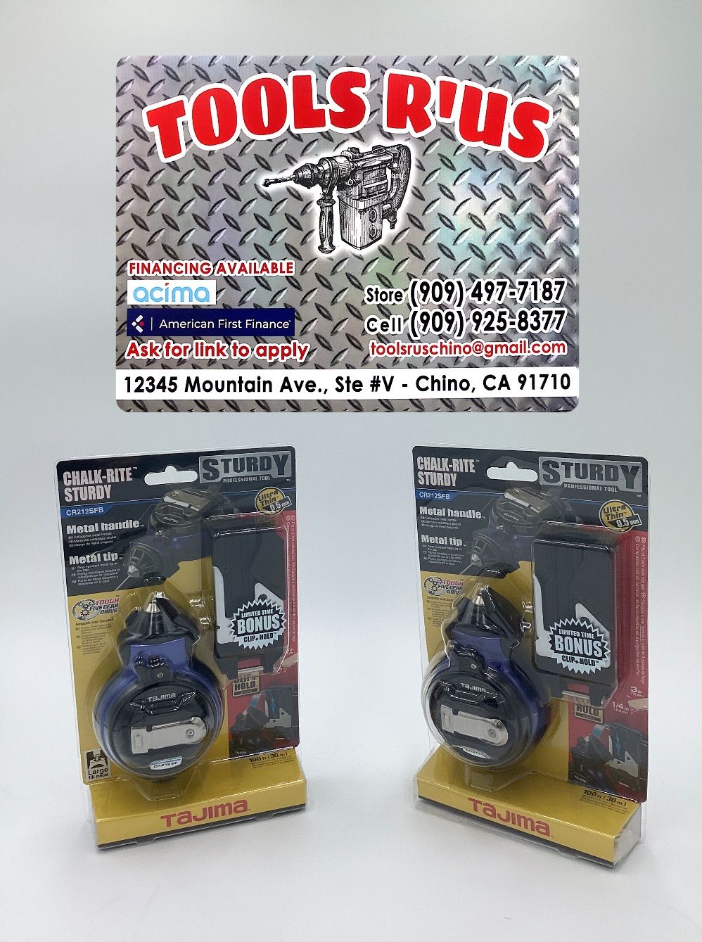 TAJIMA STURDY 100ft. 0.5mm ULTRA FINO TIRA LINEA(CADA UNO)**(FINANCIAMOS/WE FINANCE)**