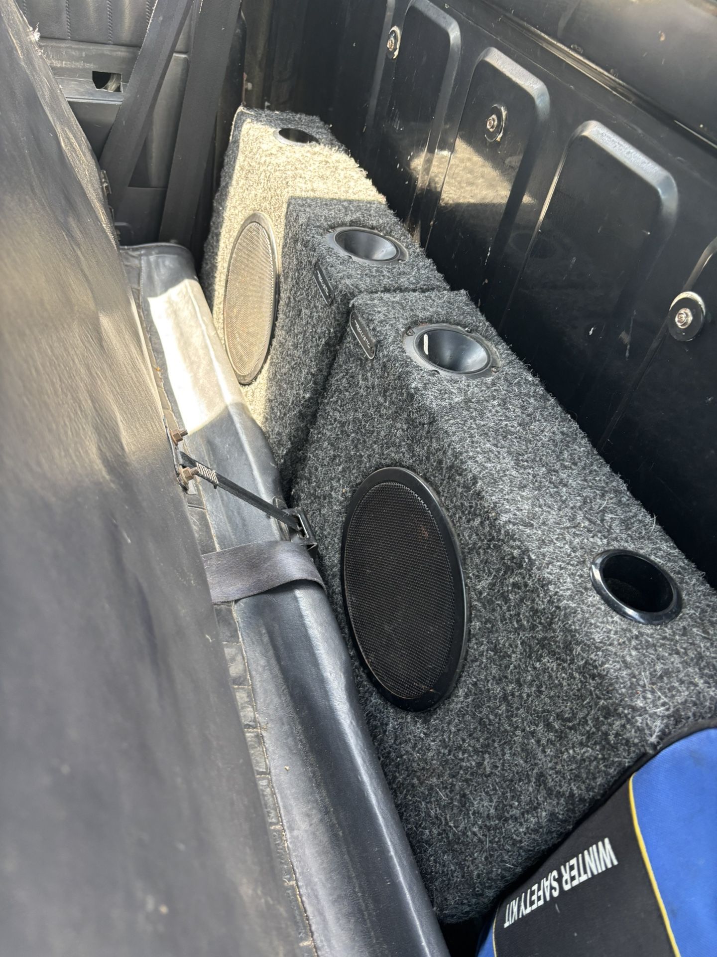 Two Behind the seat speakers