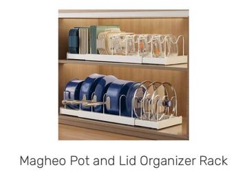 Pot and pan organizing rack