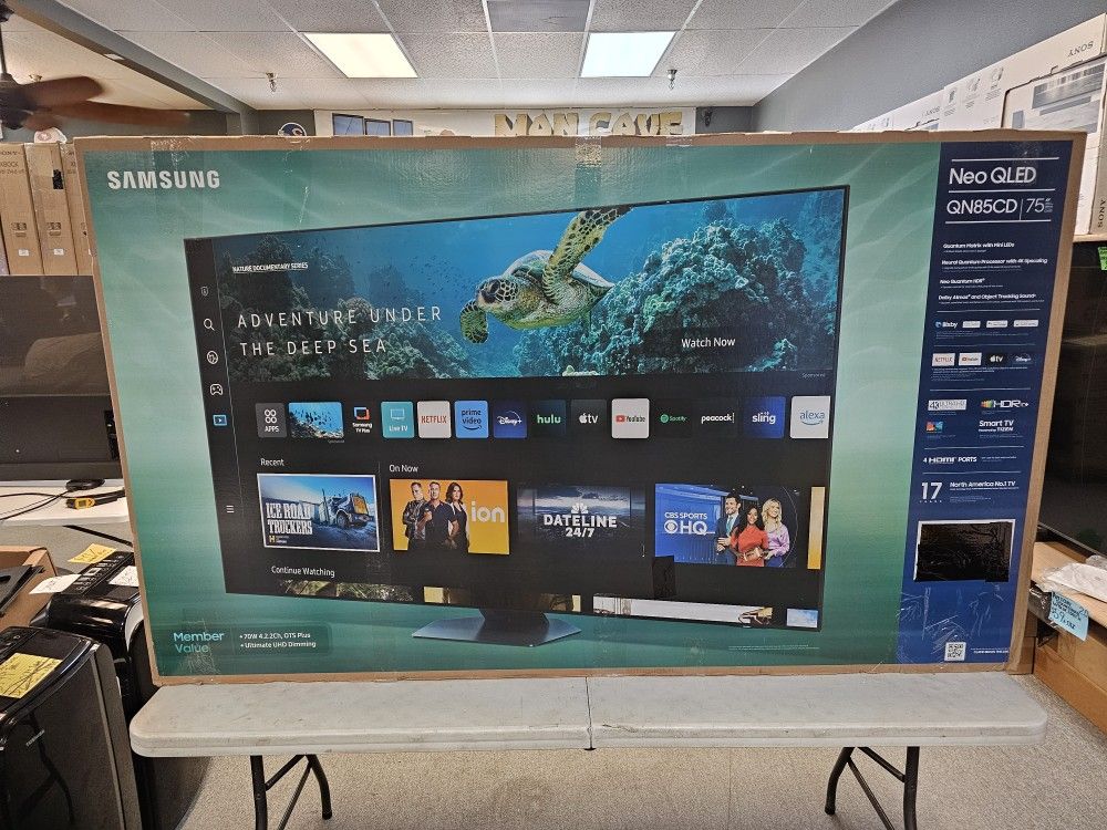 SAMSUNG 75 INCH NEO QLED MINI LED TV'S IN STOCK QN75QN85DD FULL ARRAY 120HZ W/WARRANTY - PAYMENT PLANS