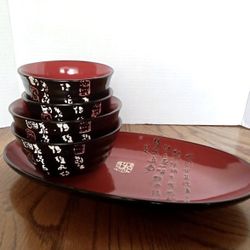 Vintage Japanese Serving Set