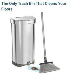 EyeVac  Trash Can Bin With Powerful Touchless Vacuum 