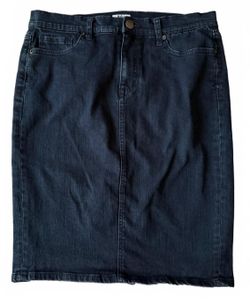 Tokyo Darling Women's Denim Skirt Size 10 Blue Straight Pencil Streetwear Urban
