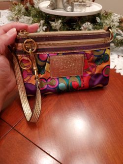 Coach wristlet