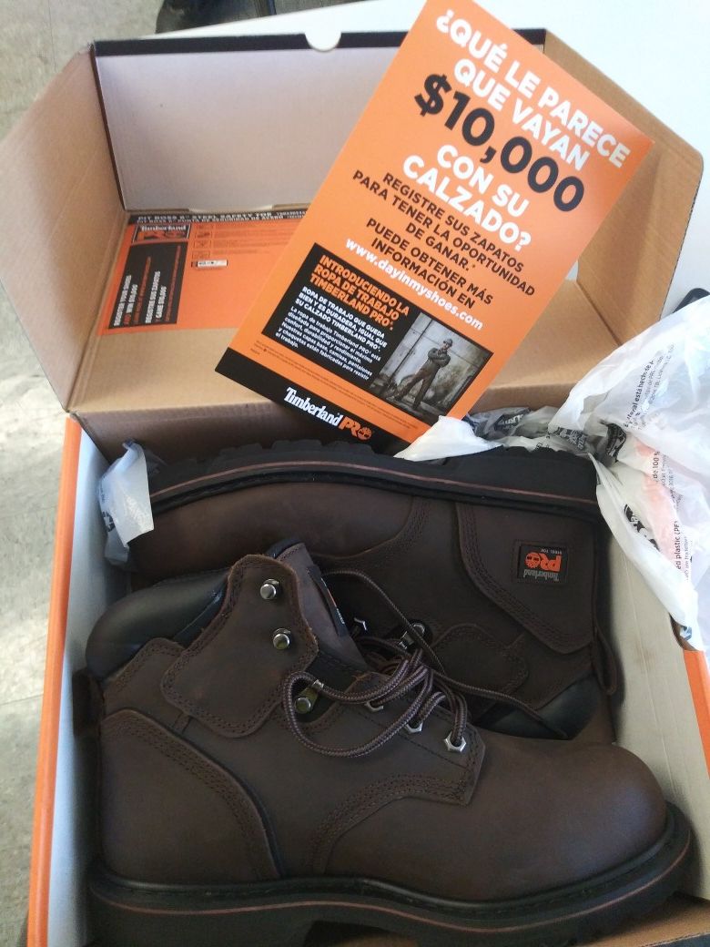 Timberland steel toe work boots 8.5