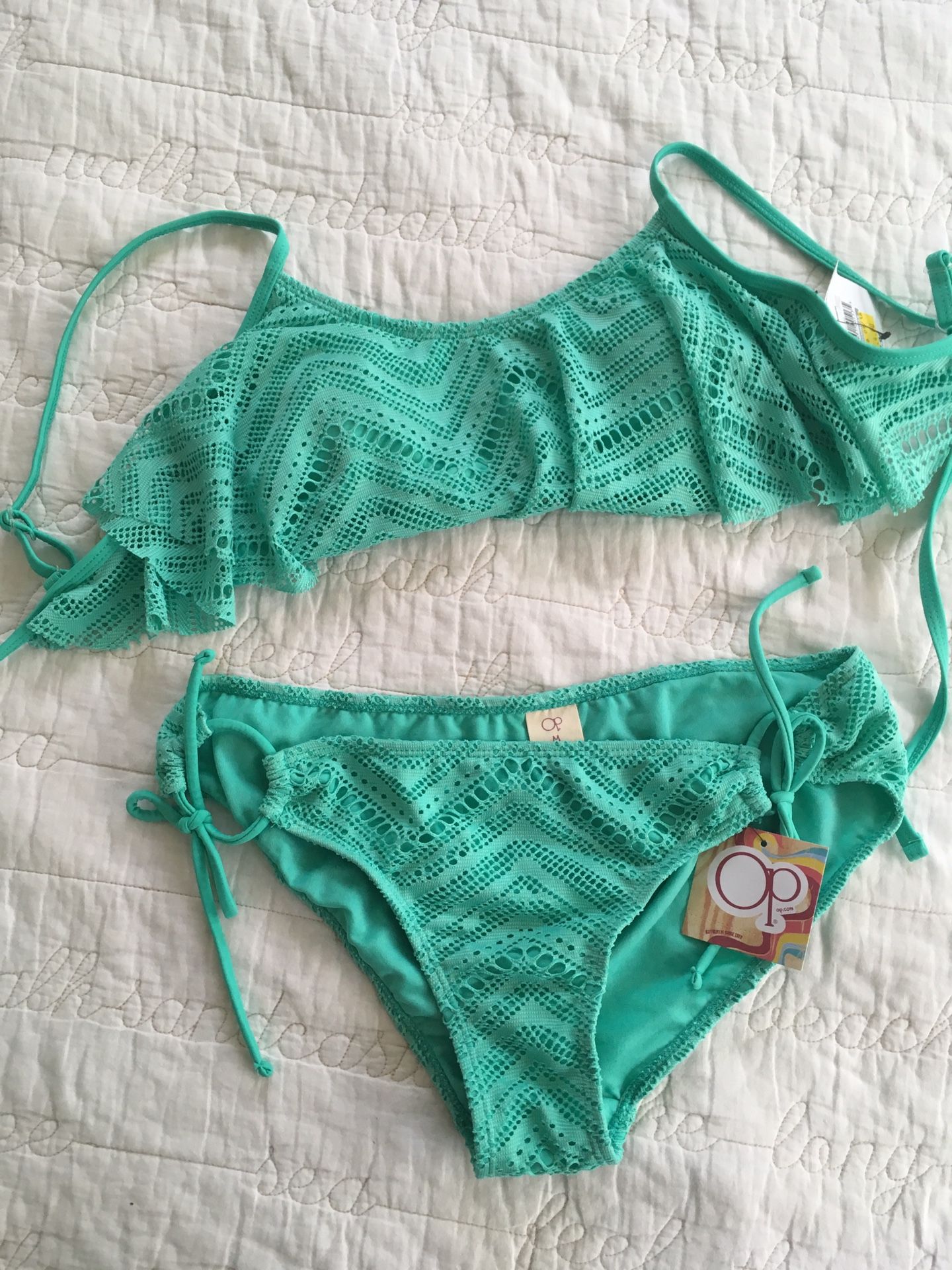 Ocean Pacific Bikini 3 piece set Medium