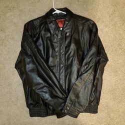 Brown Leather Flight Jacket - 42 Long