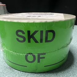 SKID _ OF _ 3 X 5 FLUORESCENT LABELS, 500 Count