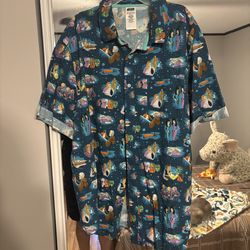 Men’s XL Disney Star Wars Short Sleeve Button Down