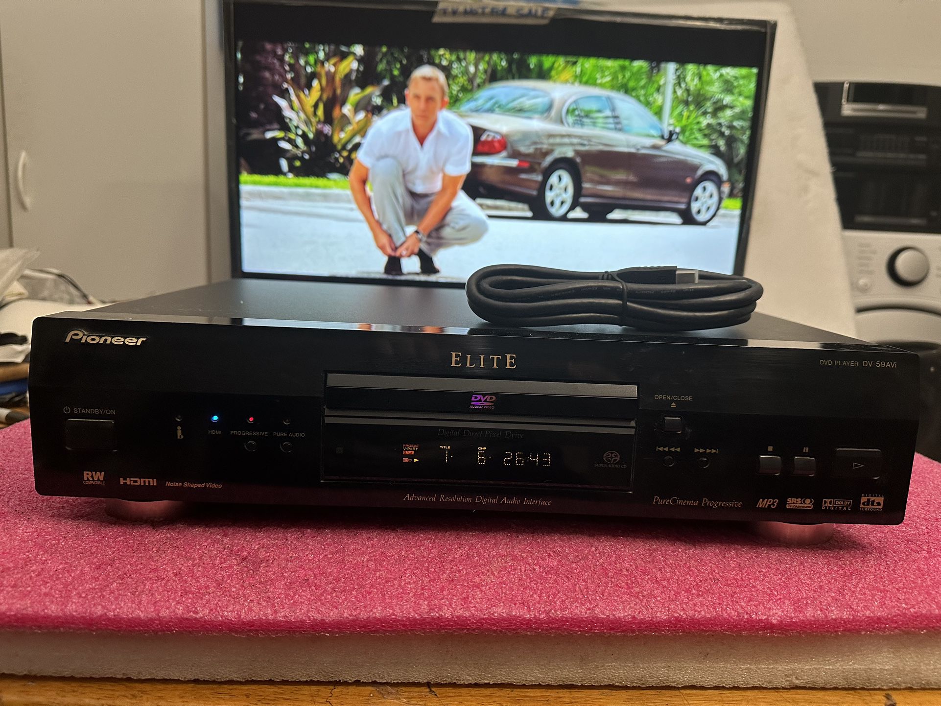 Pioneer DV-59AVi CD/MP3 /SACD (Super Audio CD)/DVD PLAYER HDMI