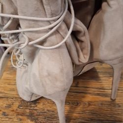 BOOTS SUEDE THIGH HIGHS  sz9