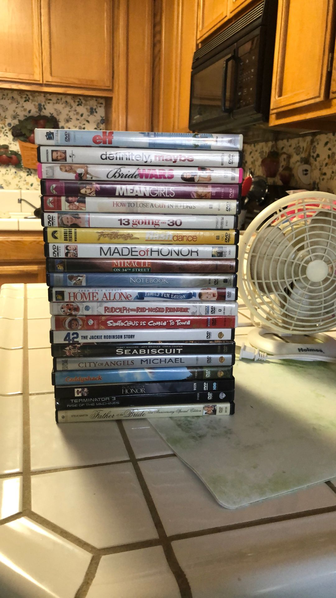 Variety of Mixed DVDs $1. Ea.