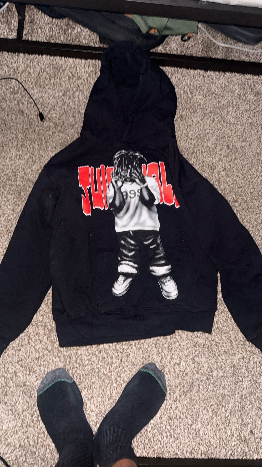 Juicewrld Vlone Hoodie Small