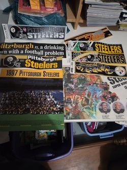 Pittsburgh Steelers Memorabilia Lot