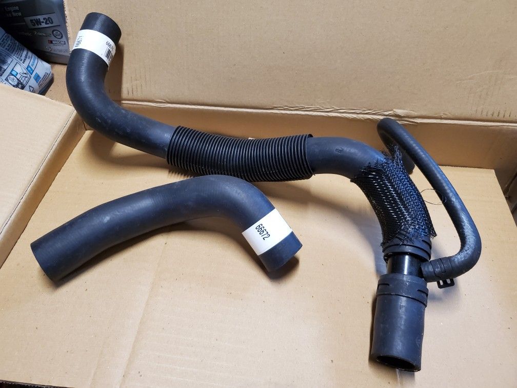 Radiator coolant hoses upper + lower