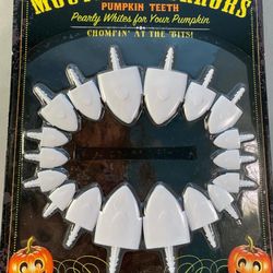 Teeth For Pumpkin shark Halloween Decoration, Prop Pumpkin Carving
