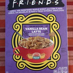 Friends Vanilla Bean Latte Cereal Box