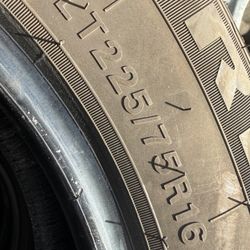 LT225/75/16 E-10ply (4 Tires) $100.00/ All 4 