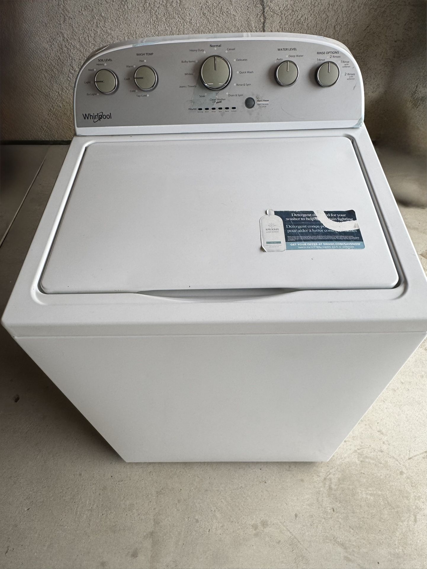 Whirlpool Deep Water Wash