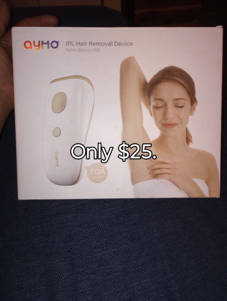 $25.  New AYMO   IPL  HAIR REMOVAL DEVICE 
