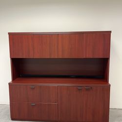 71”x65” Hardwood Credenza