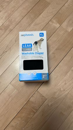 Leak Guard Washable Dog Diaper, 2 Ct., XL