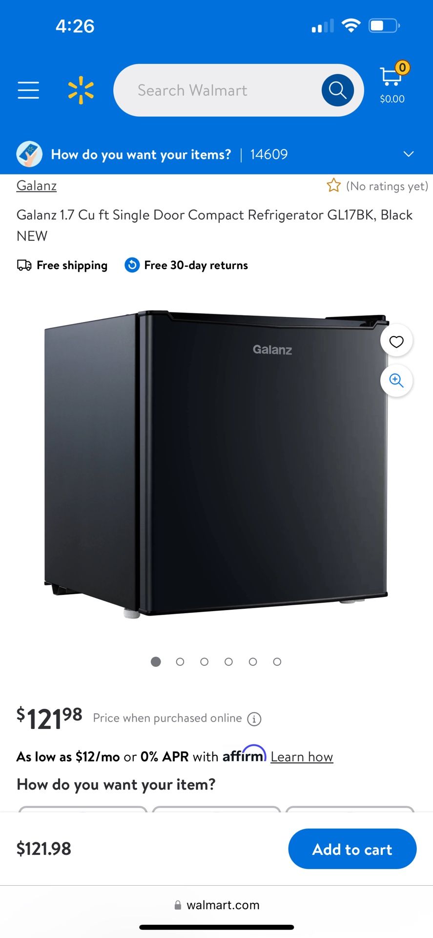 Mini-fridge, Galantz