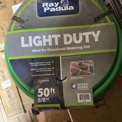 5/8 inch 50 foot - Light duty Ideal for occasional watering use.