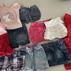 Girls 4-5 Years Old Bottom Clothes, 15 Pieces