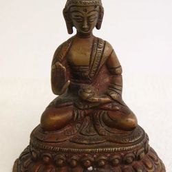 Antique Bronze Buddha Sculpture 