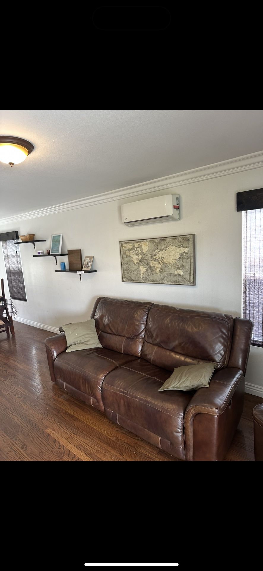 Leather Couch Reclines