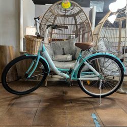 24"Single Speed Beach Cruiser Bike Adult Womens Bicycle with Adjustable Seat Brand: Moasis $120  