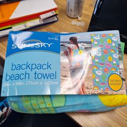 Beach Towel/backpack