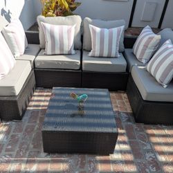 Outdoor Sectional And Table
