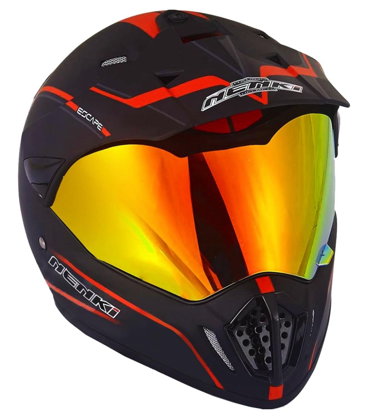 Dirt Bike Helmets ATV MX Motocross Four Wheeler Helmets for Adults Dual Sport Off Road Motorcycle Helmets for Men Women Full Face Helmet Dot Approved