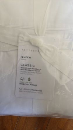 Pottery Barn Classic Queen Sheet Set