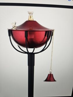 Eight Legends Outdoor Cranberry Tiki Torches 