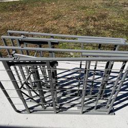 Foldable Queen Metal Platform Bed Frame. 